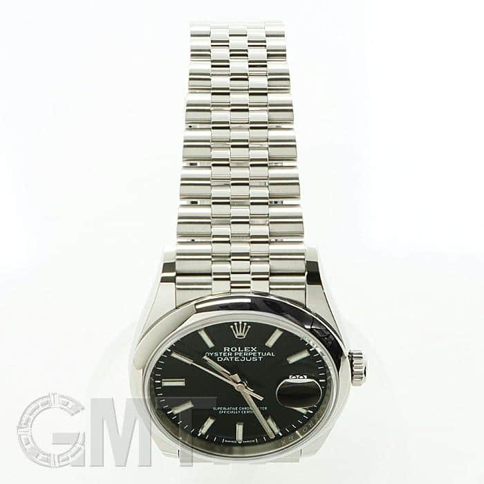 純正！ ROLEX ジュビリーブレス デイトジャスト36 YG/SS C3706 中古)ROLEX ロレックス デイトジャスト 36 126200 ブラック ジュビリー