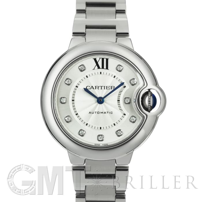 カルティエ CARTIER バロンブルー SM 11Pダイヤ WE902073 新品)CARTIER カルティエ バロンブルー WE902074 33mm（商品ID