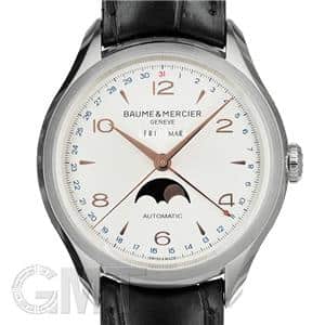 BAUME & MERCIER ボーム&メルシエ クリフトン ムーンフェイズ シルバー MOA10055 メイン