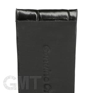 ウォッチアクセサリー 革バンド 【GMTオリジナル ストラップ】IWC用 クロコダイル　サイズ20ｍｍ-18ｍｍ　ブラック メイン