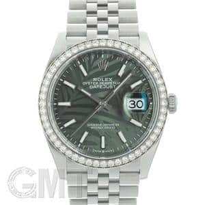 ROLEX ロレックス デイトジャスト 36 126284RBR オリーブグリーン パームモチーフ ジュビリーブレス メイン