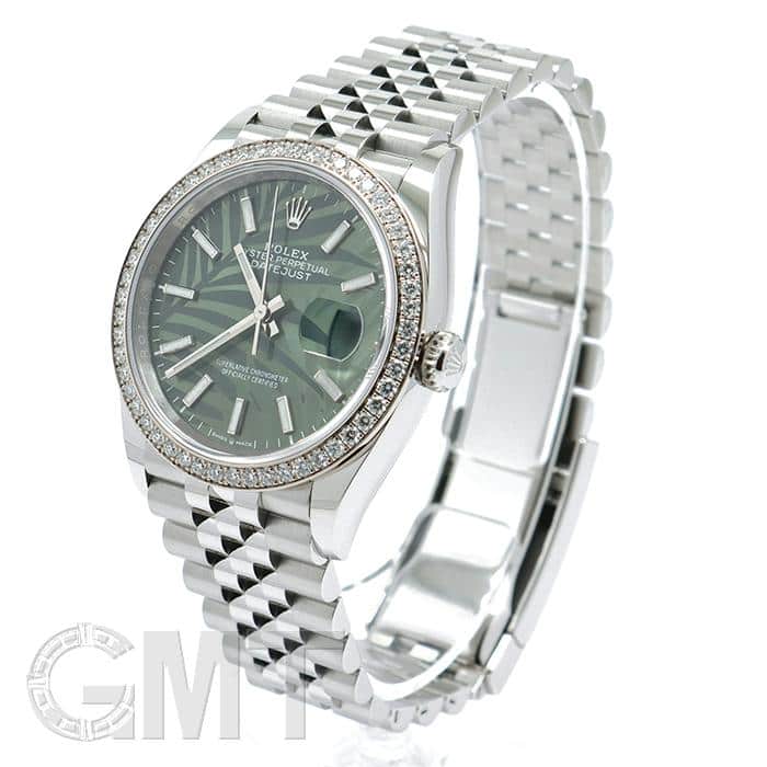 中古)ROLEX ロレックス デイトジャスト 36 126284RBR オリーブ