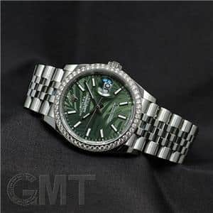 ROLEX ロレックス デイトジャスト 36 126284RBR オリーブグリーン パームモチーフ ジュビリーブレス メイン
