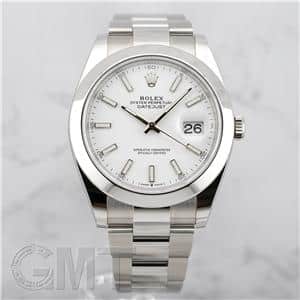 ROLEX ロレックス デイトジャスト 41 126300 ホワイト オイスターブレスレット メイン