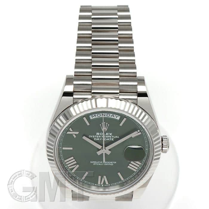 中古)ROLEX ロレックス デイデイト 40 228239 オリーブグリーン（商品
