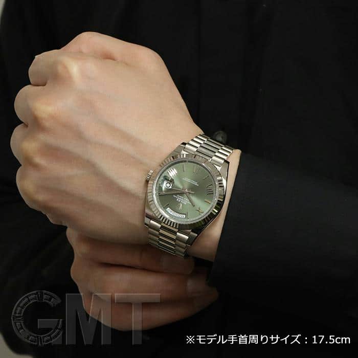 中古)ROLEX ロレックス デイデイト 40 228239 オリーブグリーン（商品