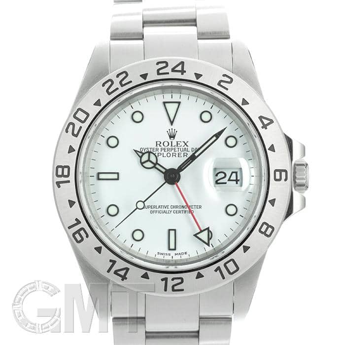 中古)ROLEX ロレックス エクスプローラー II 16570 ホワイト（商品ID