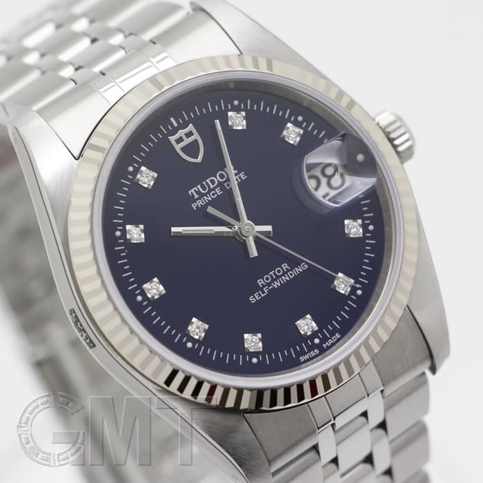 未使用 正規品 TUDOR チューダー プリンスデイト 72034 WGベゼル 新品)TUDOR チューダー プリンス デイト 74034 ブルー（商品ID