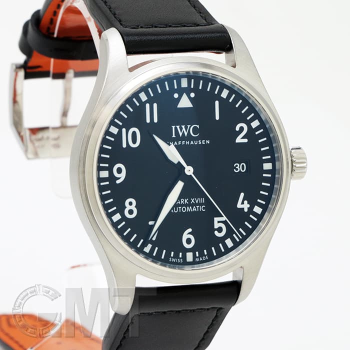 中古 IWC IW327001 ブラック メンズ 腕時計 中古)IWC インターナショナルウォッチカンパニー パイロットウォッチ
