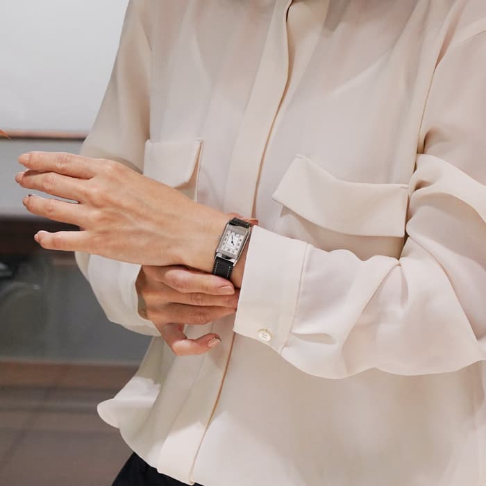 非売品ジャガールクルト　レベルソネームはプレート国内代理店品 中古)JAEGER LECOULTRE ジャガー・ルクルト レベルソ レディ Q2618410