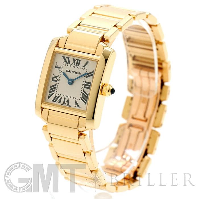 中古)CARTIER カルティエ タンク フランセーズ W50002N2 イエロー