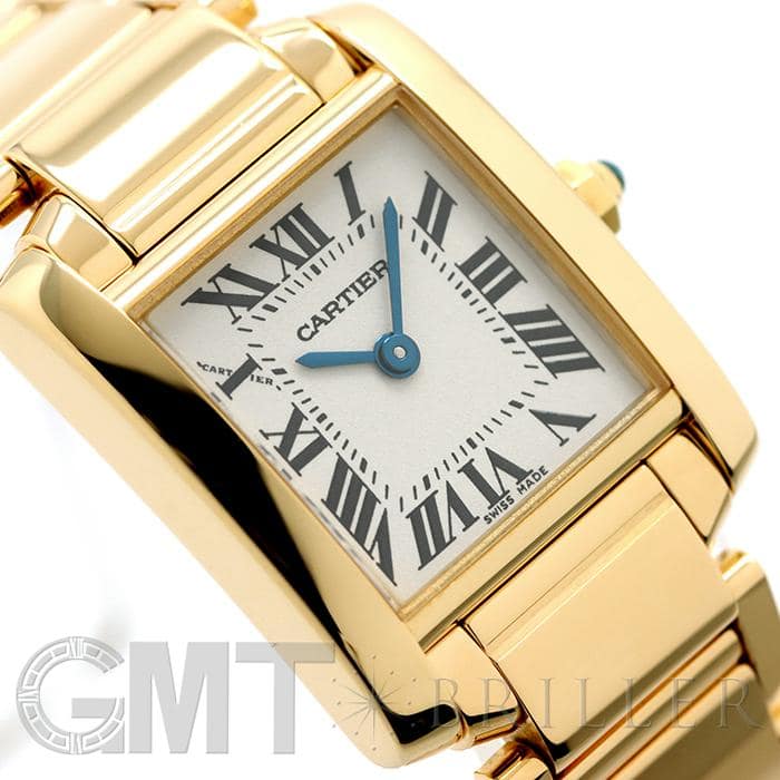 中古)CARTIER カルティエ タンク フランセーズ W50002N2 イエロー