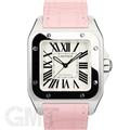 CARTIER カルティエ サントス サントス100 MM シルバー SS/革 W20126X8 【保証書日付2年以内限定】