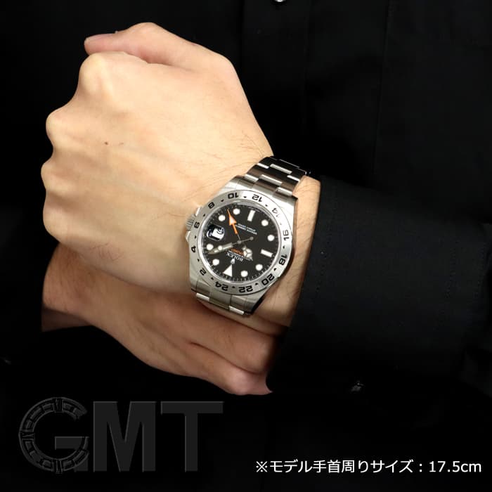 中古)ROLEX ロレックス エクスプローラー II 216570 ブラック（商品ID