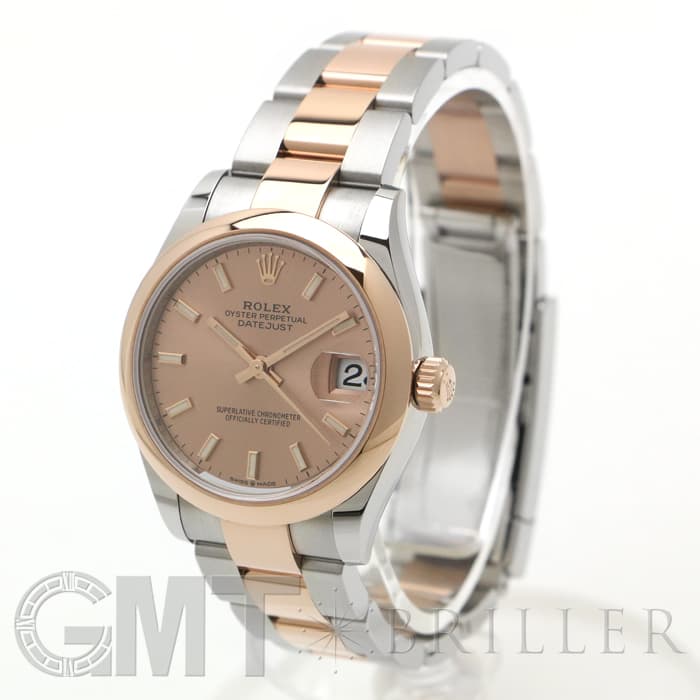 ロレックス　ROLEX デイトジャスト　コマ 新品)ROLEX ロレックス デイトジャスト 278241※ ロゼカラー オイスター