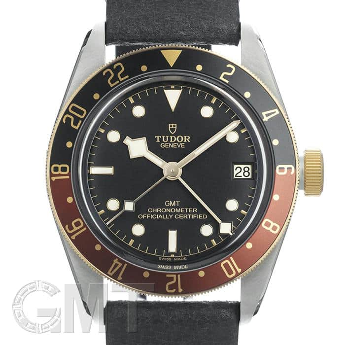 新品)TUDOR チューダー ヘリテージブラックベイ GMT S&G 79833MN ...