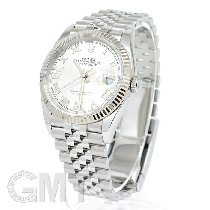 中古)ROLEX ロレックス デイトジャスト 36 126234 シルバー VI IX