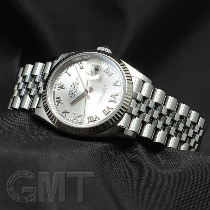 中古)ROLEX ロレックス デイトジャスト 36 126234 シルバー VI IX