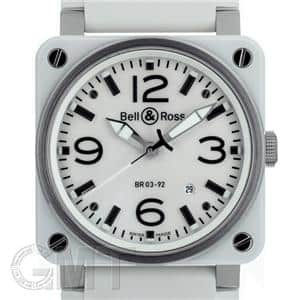 BELL & ROSS ベル&ロス BR BR03-92 ホワイトセラミック ホワイトMOP メイン