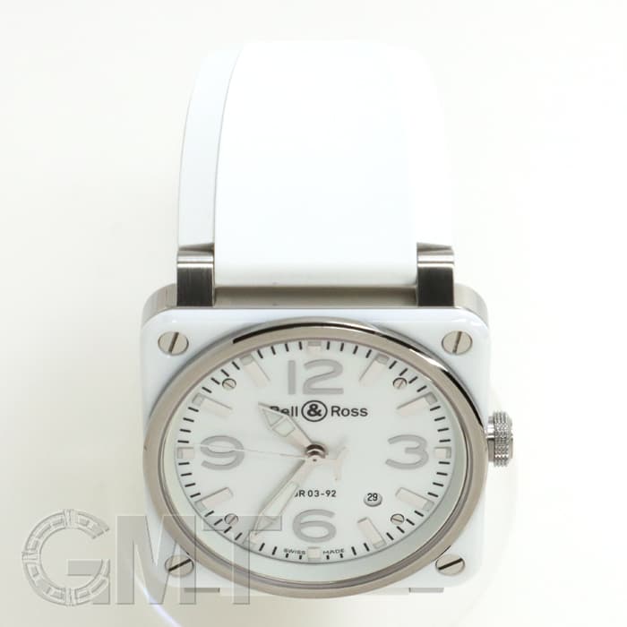 中古)BELL & ROSS ベル&ロス BR BR03-92 ホワイトセラミック ホワイト