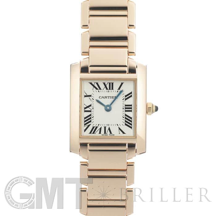 中古)CARTIER カルティエ タンク フランセーズ W500264H SM ピンク