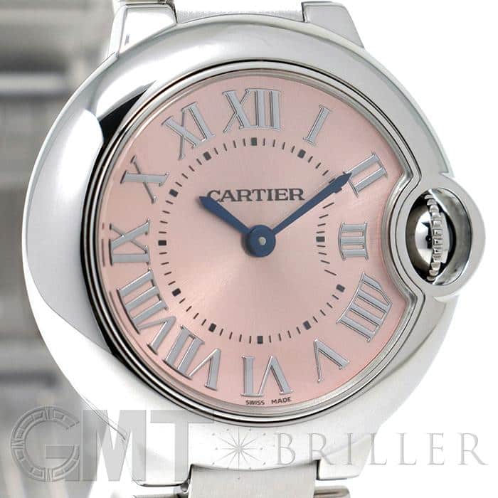 中古)CARTIER カルティエ バロンブルー SM W6920038 ピンク（商品ID