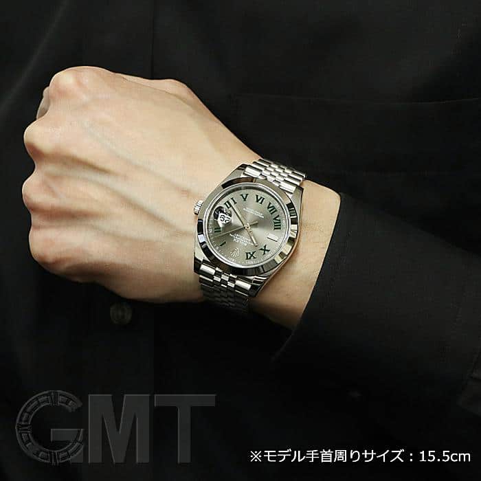 中古)ROLEX ロレックス デイトジャスト 41 126300 スレートローマ