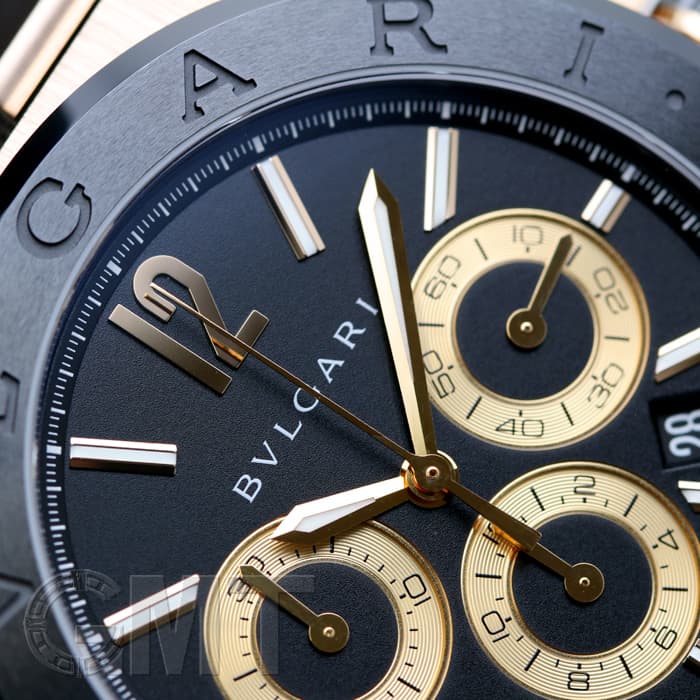 新品)BVLGARI ブルガリ ディアゴノ クロノグラフ DGP42BGCVDCH（商品ID