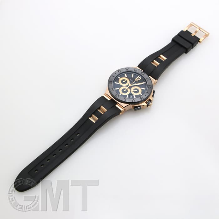 新品)BVLGARI ブルガリ ディアゴノ クロノグラフ DGP42BGCVDCH（商品ID