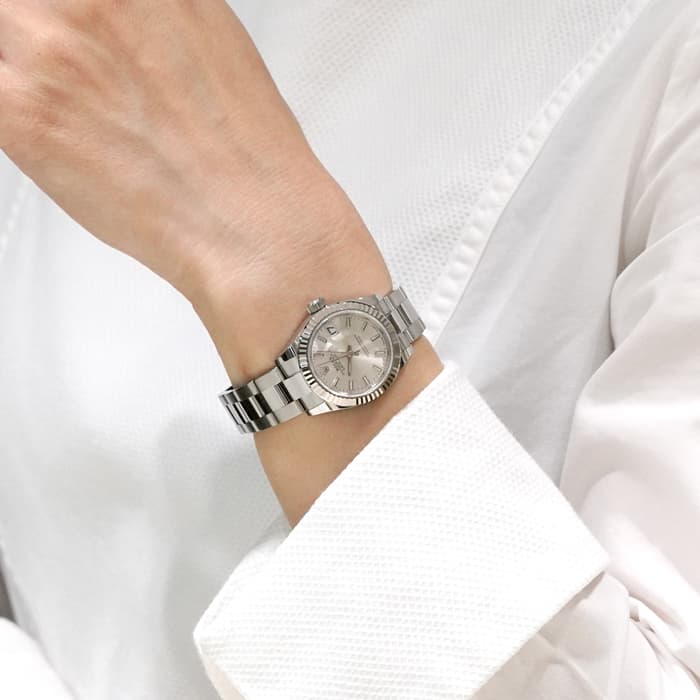 中古)ROLEX ロレックス デイトジャスト 28 279174 シルバー オイスター 