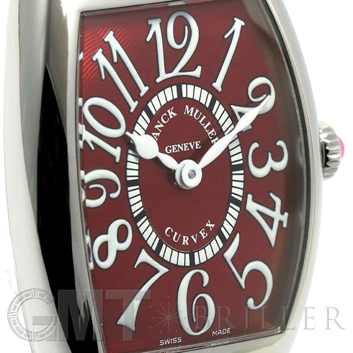 【新品】FRANCK MULLER フランクミューラー　紅茶　非売品バッグ付 新品)FRANCK MULLER フランク・ミュラー トノーカーべックス レッド
