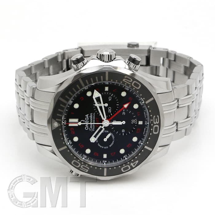 新品)OMEGA オメガ シーマスター ダイバー300M GMT クロノグラフ