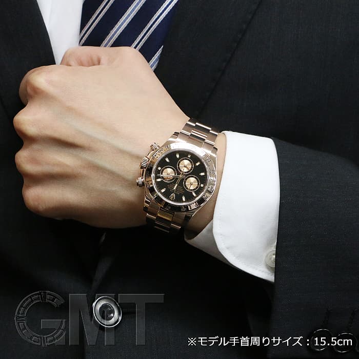 ROLEX デイトナ　ブラックピンク　116515 116505 文字盤 116505 ロレックス(ROLEX) コスモグラフ デイトナ ピンク 新品
