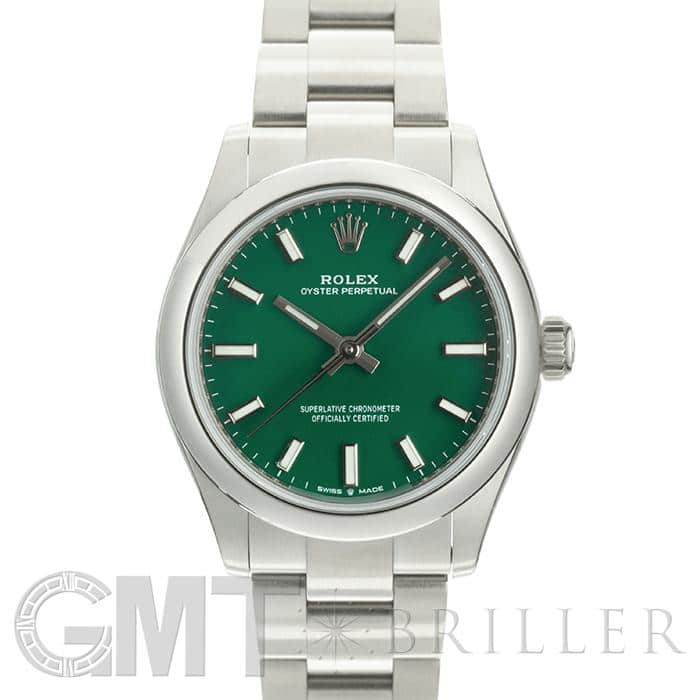 中古)ROLEX ロレックス オイスターパーペチュアル 31 277200 グリーン