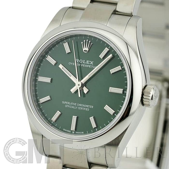 中古)ROLEX ロレックス オイスターパーペチュアル 31 277200 グリーン