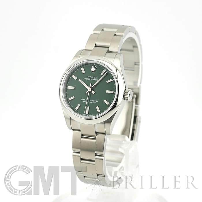 中古)ROLEX ロレックス オイスターパーペチュアル 31 277200 グリーン