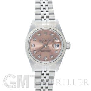 ロレックス デイトジャストレディース 79174ピンクY番 元箱保証書 中古)ROLEX ロレックス デイトジャスト 79174G ピンク（商品ID