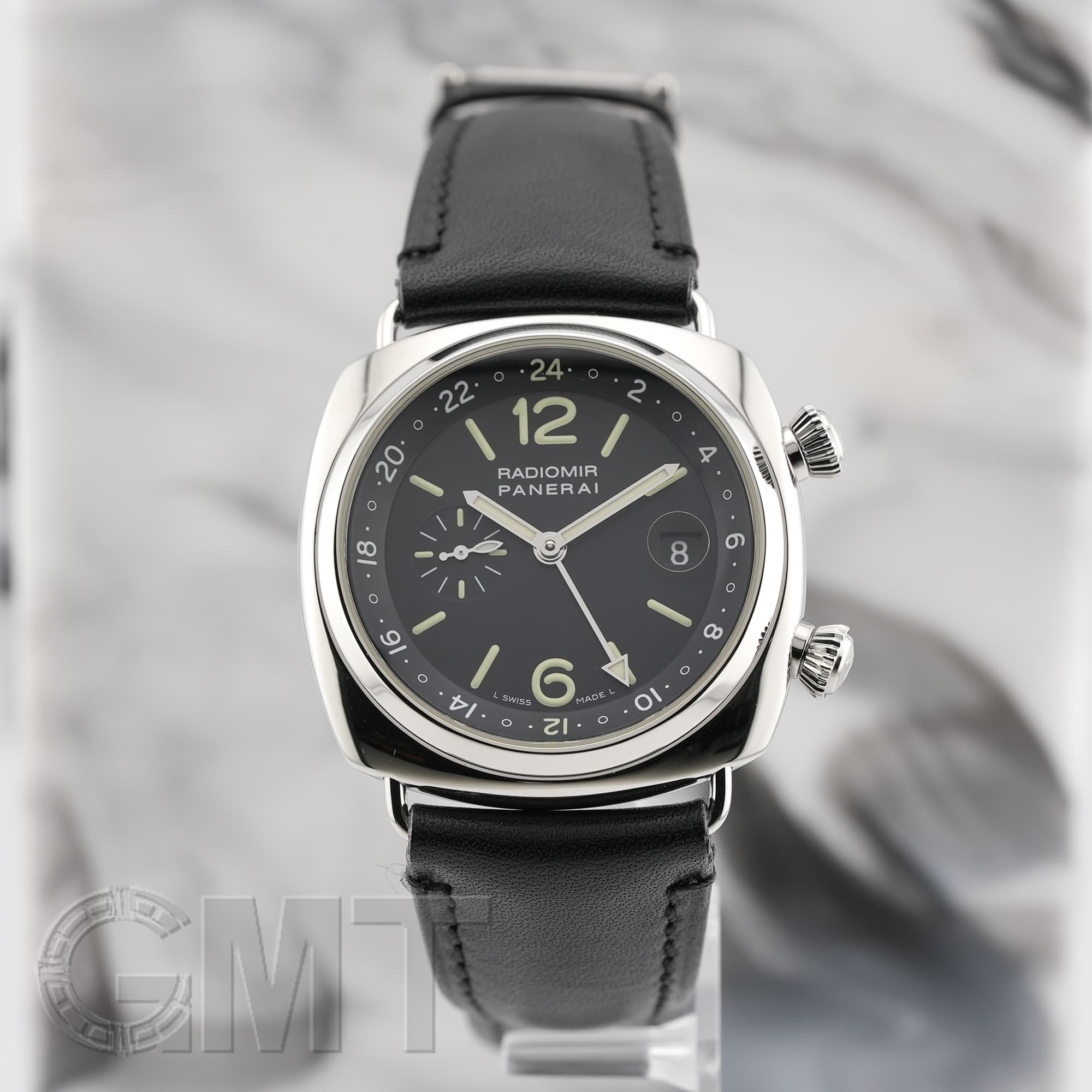 中古)OFFICINE PANERAI オフィチーネ パネライ ラジオミール GMT 42mm 