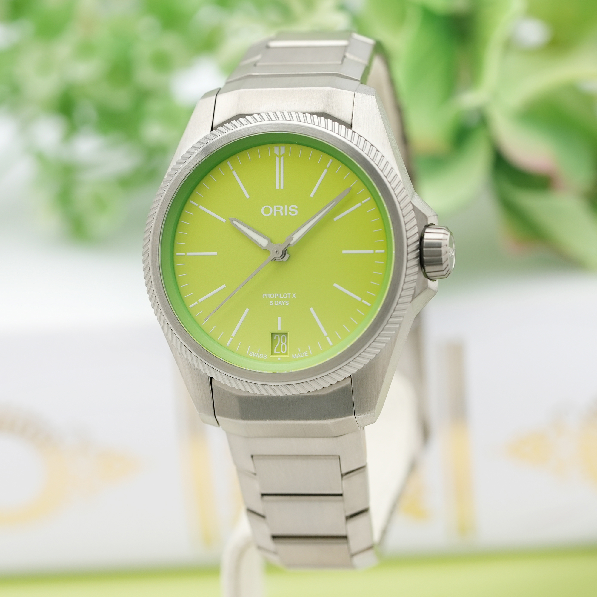 中古)ORIS オリス プロパイロットX カーミットエディション 01 400