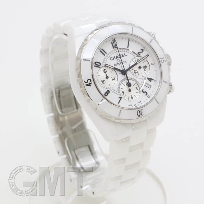 新品)CHANEL シャネル J12 クロノグラフ H1007 ホワイトセラミック