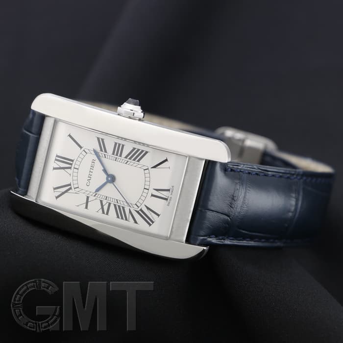 新品)CARTIER カルティエ タンク アメリカン LM シルバー WSTA0018