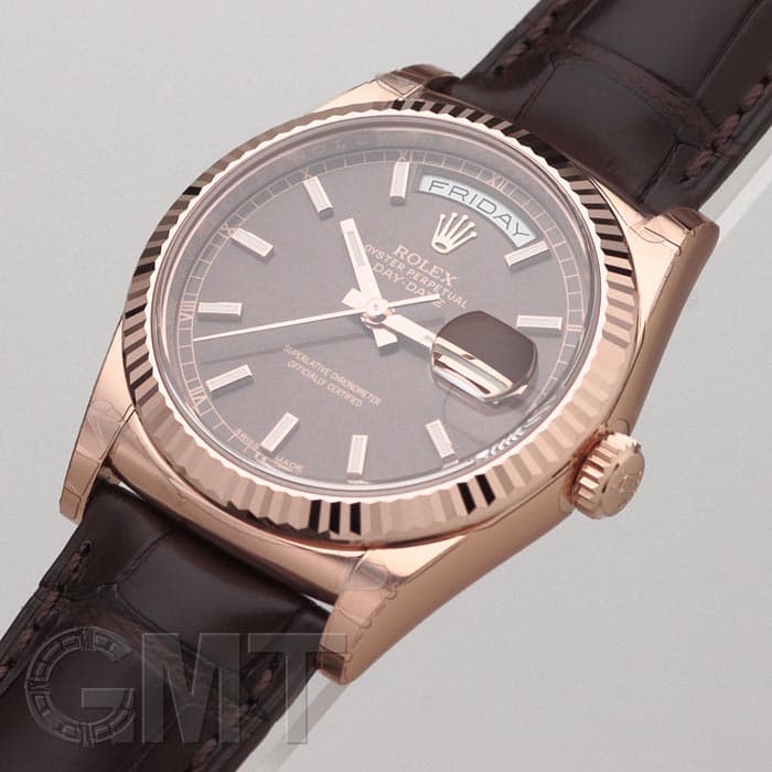 新品)ROLEX ロレックス デイデイト 118135 チョコレート（商品ID