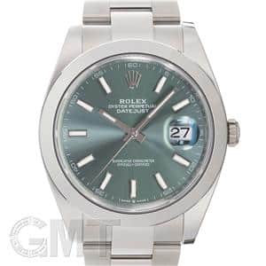 ROLEX ロレックス デイトジャスト 41 126300 ミントグリーン オイスターブレスレット メイン