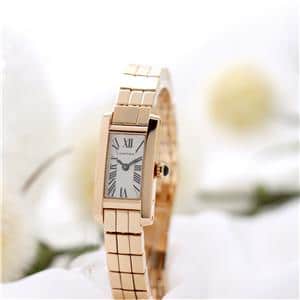 *並行輸入品* タンク 腕時計 中古)CARTIER カルティエ タンク アロンジェ ラニエール W15373X5