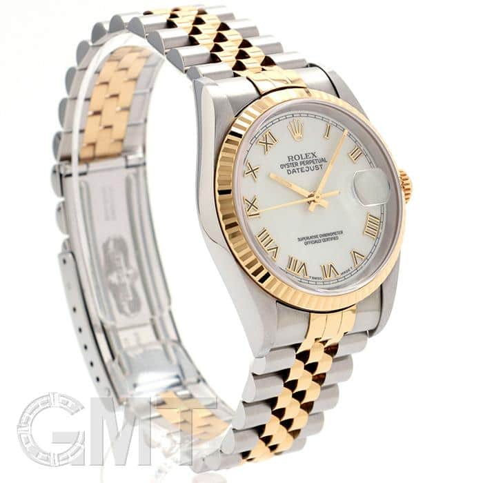 中古)ROLEX ロレックス デイトジャスト 36 16233 ホワイトローマ