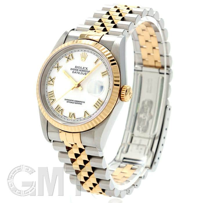 中古)ROLEX ロレックス デイトジャスト 36 16233 ホワイトローマ