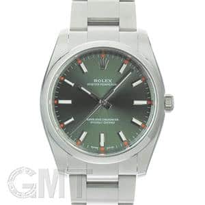 ROLEX ロレックス オイスターパーペチュアル 114200 オリーブグリーン メイン