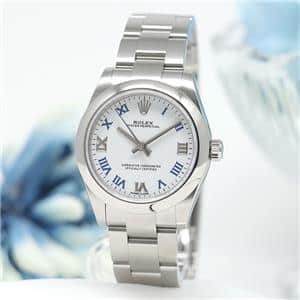 ROLEX ロレックス オイスターパーペチュアル 177200  ホワイトラッカーローマ メイン