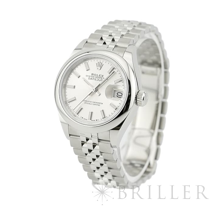 龍神オルゴナイトとブレスレット 中古)ROLEX ロレックス デイトジャスト 28 279160 シルバー ジュビリー