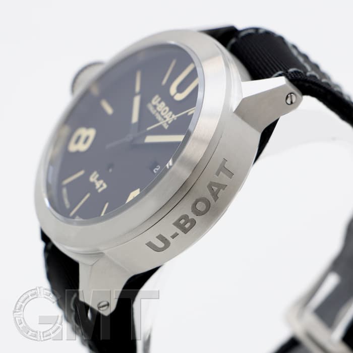 新品)U-BOAT ユーボート クラシコ U47 8105 47mm ブラック SSナイロン